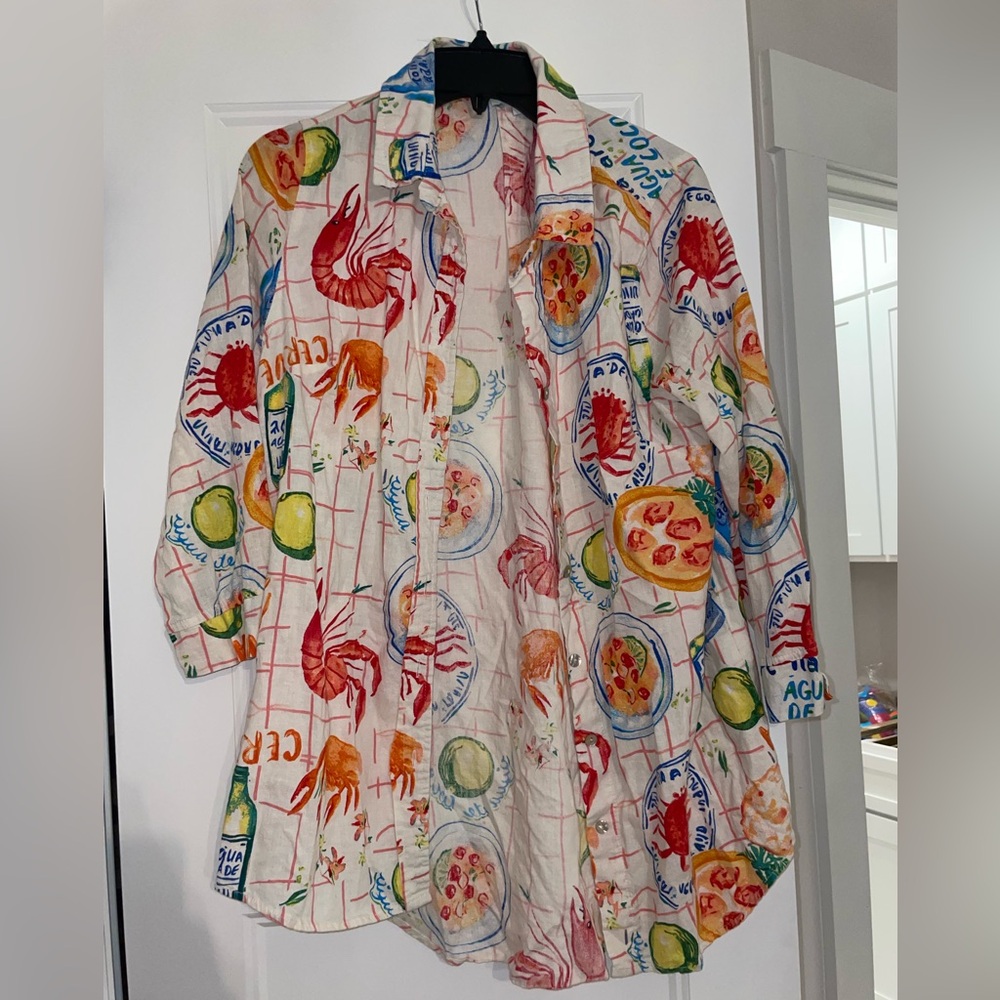 Calypso St. Barth Multicolor Print Jacket